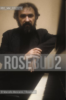 Rome, 1991, Romanian classical pianist Radu Lupu / Roma, 1991. Il pianista classico Radu Lupu - ©Marcello Mencarini/Rosebud2