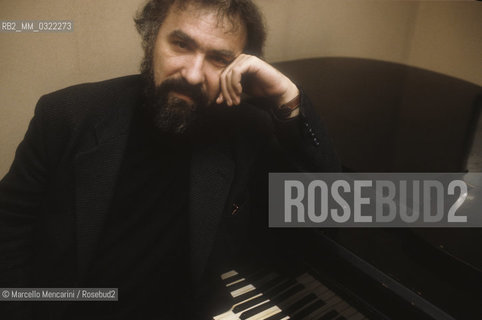 Rome, 1991, Romanian classical pianist Radu Lupu / Roma, 1991. Il pianista classico Radu Lupu - ©Marcello Mencarini/Rosebud2