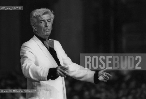 Swiss conductor Peter Maag (1980) / Il direttore dorchestra Peter Maag (1980) - ©Marcello Mencarini/Rosebud2