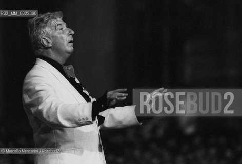 Swiss conductor Peter Maag (1980) / Il direttore dorchestra Peter Maag (1980) - ©Marcello Mencarini/Rosebud2