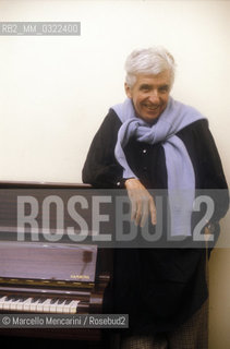 Rome, 1983. Swiss conductor Peter Maag / Roma, 1983. Il direttore dorchestra Peter Maag - ©Marcello Mencarini/Rosebud2