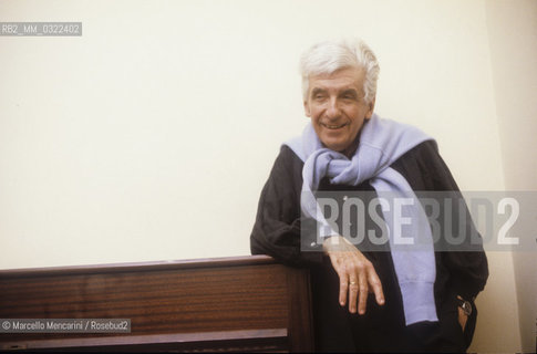 Rome, 1983. Swiss conductor Peter Maag / Roma, 1983. Il direttore dorchestra Peter Maag - ©Marcello Mencarini/Rosebud2