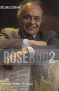 Milan, 1992. American conductor Lorin Maazel / Milano, 1992. Il direttore dorchestra Lorin Maazel - ©Marcello Mencarini/Rosebud2