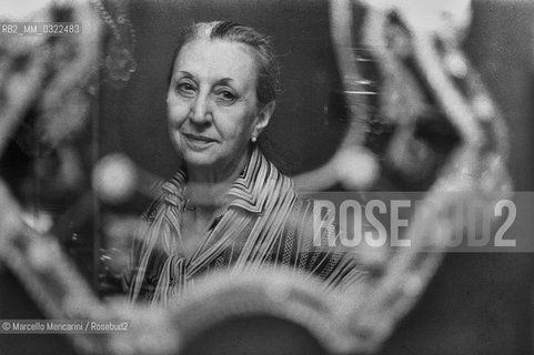 Rome, 1979. Actress Pupella Maggio / Roma, 1979. Lattrice Pupella Maggio - ©Marcello Mencarini/Rosebud2