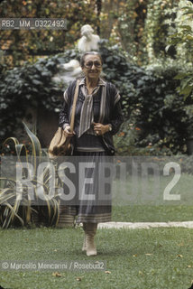 Rome, 1979. Actress Pupella Maggio / Roma, 1979. Lattrice Pupella Maggio - ©Marcello Mencarini/Rosebud2