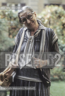 Rome, 1979. Actress Pupella Maggio / Roma, 1979. Lattrice Pupella Maggio - ©Marcello Mencarini/Rosebud2