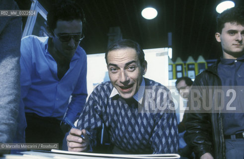 Italian cartoonist Magnus (Roberto Raviola), about 1986 / Il fumettista Magnus (Roberto Raviola), 1986 circa - ©Marcello Mencarini/Rosebud2