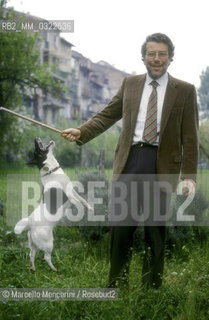 Rome, 1987. Italian ethologist Danilo Mainardi / Roma, 1987. Letologo Danilo Mainardi - ©Marcello Mencarini/Rosebud2