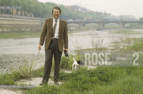 Rome, 1987. Italian ethologist Danilo Mainardi / Roma, 1987. Letologo Danilo Mainardi - ©Marcello Mencarini/Rosebud2