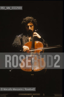 Letvian cellist Mischa Maisky, 1989 / Il violoncellista Mischa Maisky, 1989 - ©Marcello Mencarini/Rosebud2