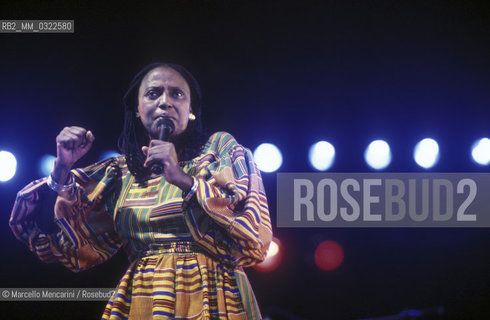 South African singer Miriam Makeba (about 1980) / La cantante Miriam Makeba (1980 circa) - ©Marcello Mencarini/Rosebud2