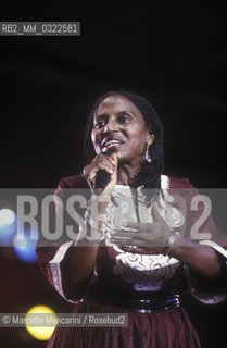 South African singer Miriam Makeba (about 1980) / La cantante Miriam Makeba (1980 circa) - ©Marcello Mencarini/Rosebud2