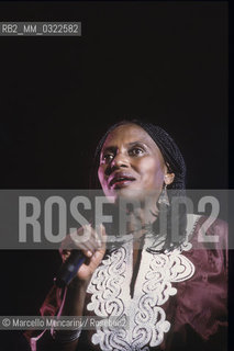 South African singer Miriam Makeba (about 1980) / La cantante Miriam Makeba (1980 circa) - ©Marcello Mencarini/Rosebud2