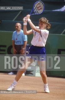 Rome, 1989. Bulgarian tennis player Manuela Maleeva / Roma, 1989. La tennista Manuela Maleeva - ©Marcello Mencarini/Rosebud2