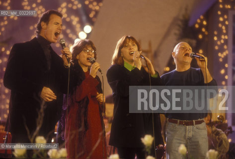 Rome, 1998.  American mixed music group Manhattan Transfer / Roma, 1998. Il gruppo vocale statunitense Manhattan Transfer - ©Marcello Mencarini/Rosebud2