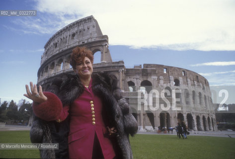 Roma, 1990. Wanna Marchi - ©Marcello Mencarini/Rosebud2