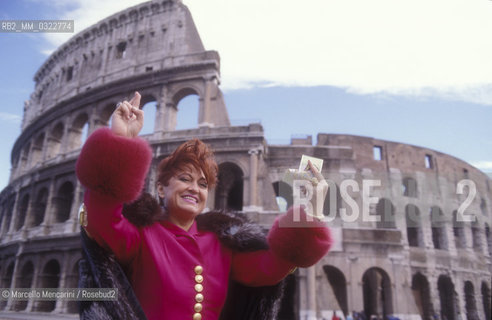 Roma, 1990. Wanna Marchi - ©Marcello Mencarini/Rosebud2