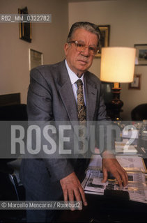 Vatican City, 1999. Enrico Marinelli, police officer responsible for the security of Pope John Paul II / Città del Vaticano, 1999. Il prefetto Enrico Marinelli, responsabile della sicurezza di papa Giovanni Paolo II - ©Marcello Mencarini/Rosebud2