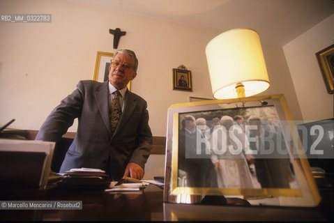 Vatican City, 1999. Enrico Marinelli, police officer responsible for the security of Pope John Paul II / Città del Vaticano, 1999. Il prefetto Enrico Marinelli, responsabile della sicurezza di papa Giovanni Paolo II - ©Marcello Mencarini/Rosebud2