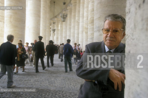 Vatican City, 1999. Enrico Marinelli, police officer responsible for the security of Pope John Paul II / Città del Vaticano, 1999. Il prefetto Enrico Marinelli, responsabile della sicurezza di papa Giovanni Paolo II - ©Marcello Mencarini/Rosebud2