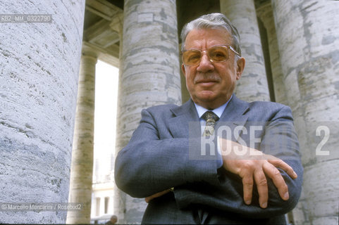 Vatican City, 1999. Enrico Marinelli, police officer responsible for the security of Pope John Paul II / Città del Vaticano, 1999. Il prefetto Enrico Marinelli, responsabile della sicurezza di papa Giovanni Paolo II - ©Marcello Mencarini/Rosebud2