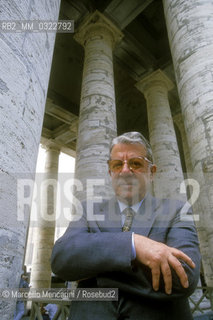 Vatican City, 1999. Enrico Marinelli, police officer responsible for the security of Pope John Paul II / Città del Vaticano, 1999. Il prefetto Enrico Marinelli, responsabile della sicurezza di papa Giovanni Paolo II - ©Marcello Mencarini/Rosebud2