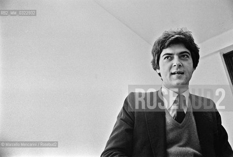 Rome, 1979. Italian politician member of the Italian Socialist Party Claudio Martelli / Roma, 1979. Il politico socialista Claudio Martelli - ©Marcello Mencarini/Rosebud2