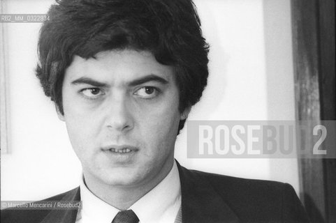 Rome, 1979. Italian politician member of the Italian Socialist Party Claudio Martelli / Roma, 1979. Il politico socialista Claudio Martelli - ©Marcello Mencarini/Rosebud2