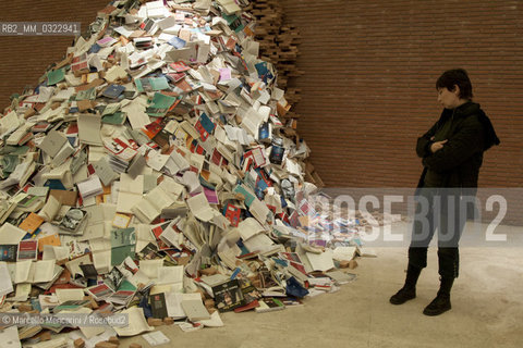 Installation by Spanish artist Alicia Martin at Libri Come Literary Festival. Parco della Musica Auditorium in Rome, 2012 / Installazione di Alicia Martin a Libri Come. Auditorium Parco della Musica di Roma, 2012 - ©Marcello Mencarini/Rosebud2