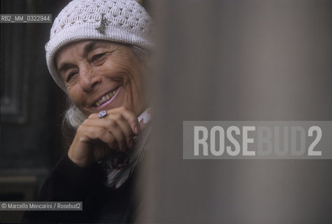 Mantua Literature Festiival 1998. Spanish writer Carmen Martín Gaite / Festivaletteratura di Mantova 1998. La scrittrice Carmen Martin Gaite - ©Marcello Mencarini/Rosebud2