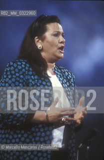 Hungarian soprano Eva Marton, about 1990 / Il soprano Eva Martin, 1990 circa - ©Marcello Mencarini/Rosebud2