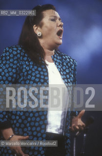 Hungarian soprano Eva Marton, about 1990 / Il soprano Eva Martin, 1990 circa - ©Marcello Mencarini/Rosebud2