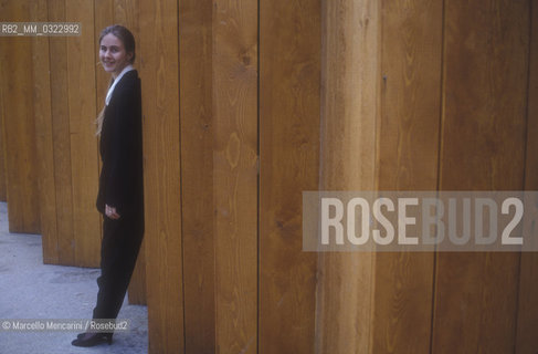 Sferisterio in Macerata, 1991. Italian conductor Elisabetta Maschio / Sferisterio di Macerata 1991. Il direttore dorchestra Elisabetta Maschio - ©Marcello Mencarini/Rosebud2