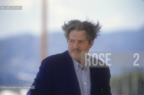 Cannes Film Festival, 1991. Italian actor Marcello Mastroianni, in competition with the movie The Suspended Step of the Stork (To meteoro vima tou pelargou) directed by Theo Angelopoulos / Festival del Cinema di Cannes 1991. Lattore Marcello Mastroianni, in concorso con il film Il passo sospeso della cicogna (To meteoro vima tou pelargou) di Theo Angelopoulos - ©Marcello Mencarini/Rosebud2