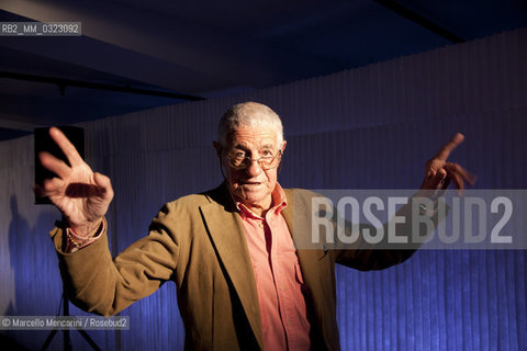 Libri Come, Festival of Books and Reading, Rome 2012. Italian book reviewer Walter Mauro / Libri Come Festa del Libro e della Lettura, Roma 2012. Il critico letterario Walter Mauro - ©Marcello Mencarini/Rosebud2