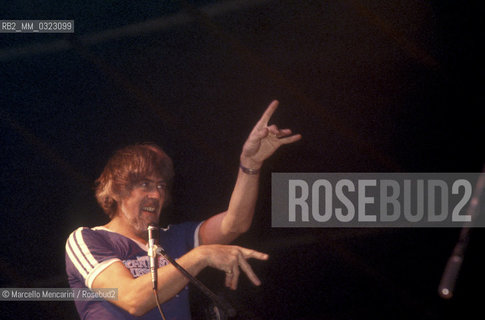 Rome, 1988. British rock-blues musician John Mayall / Roma, 1988. Il musicista rock-blues John Mayall - ©Marcello Mencarini/Rosebud2