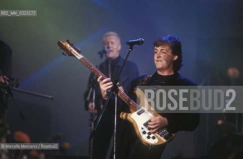 Sanremo Music Festival 1988. Paul McCartney guest at the Festival / Festival di Sanremo 1988. Paul McCartney ospite al Festival - ©Marcello Mencarini/Rosebud2