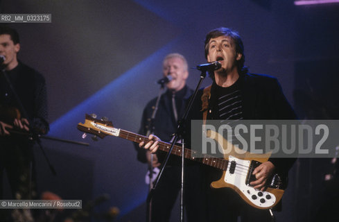 Sanremo Music Festival 1988. Paul McCartney guest at the Festival / Festival di Sanremo 1988. Paul McCartney ospite al Festival - ©Marcello Mencarini/Rosebud2