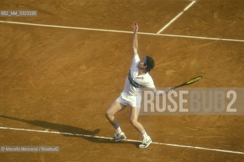 Rome, 1987. American tennis player John McEnroe / Roma, 1987. Il tennista John McEnroe - ©Marcello Mencarini/Rosebud2