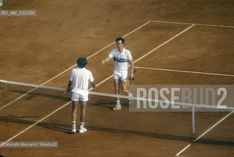 Rome, 1987. American tennis player John McEnroe / Roma, 1987. Il tennista John McEnroe - ©Marcello Mencarini/Rosebud2