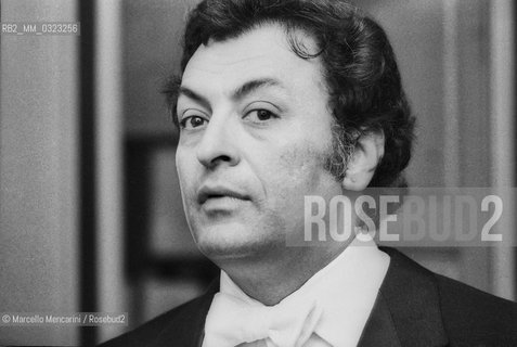 Milan, La Scala Theater, 1979. Music conductor Zubin Mehta while conducting / Milano, Teatro alla Scala, 1979. Il direttore dorchestra Zubin Mehta mentre dirige - ©Marcello Mencarini/Rosebud2