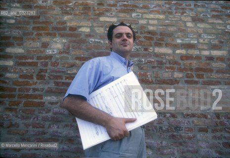 Venice Music Biennale 1995. Italian composer Alessandro Melchiorre / Biennale Musica di Venezia 1995. Il compositore Alessandro Melchiorre - ©Marcello Mencarini/Rosebud2