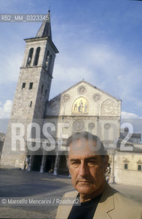 Spoleto (Perugia), Festival of Two Worlds 1980. Composer and founder of the Festival Gian Carlo Menotti / Spoleto, Festival dei due mondi 1980. Il compositore Gian Carlo Menotti, fondatore del festival - ©Marcello Mencarini/Rosebud2