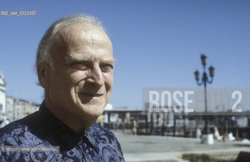 Venice, 1984. American violinist Yehudi Menuhin / Venezia, 1984. Il violinista Yehudi Menuhin - ©Marcello Mencarini/Rosebud2