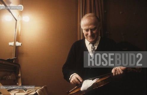 American violinist Yehudi Menuhin (1984) / Il violinista Yehudi Menuhin (1984) - ©Marcello Mencarini/Rosebud2