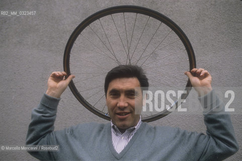 Brussels, 1990. Former cycling champion Eddy Merckx / Bruxelles, 1990. Lex campione di ciclismo Eddy Merckx - ©Marcello Mencarini/Rosebud2