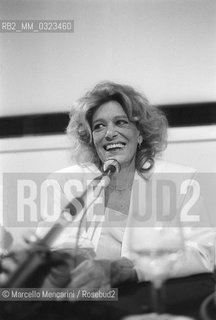 Venice Lido, Venice Film Festival, about 1985. Greek actress, singer and politician Melina Mercouri / Lido di venezia, Mostra del Cinema di Venezia, 1985 circa. Melina Mercouri, attrice, cantante e donna politica greca - ©Marcello Mencarini/Rosebud2