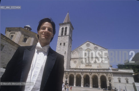 Spoleto Festival of Two Worlds 1993. Conductor and composer Steven Mercurio, Music Director of the event / Spoleto Festival dei Due Mondi 1993. Il direttore dorchestra e comnpositore Steven Mercurio, Direttore Musicale della manifestazione - ©Marcello Mencarini/Rosebud2