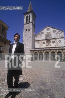 Spoleto Festival of Two Worlds 1993. Conductor and composer Steven Mercurio, Music Director of the event / Spoleto Festival dei Due Mondi 1993. Il direttore dorchestra e comnpositore Steven Mercurio, Direttore Musicale della manifestazione - ©Marcello Mencarini/Rosebud2