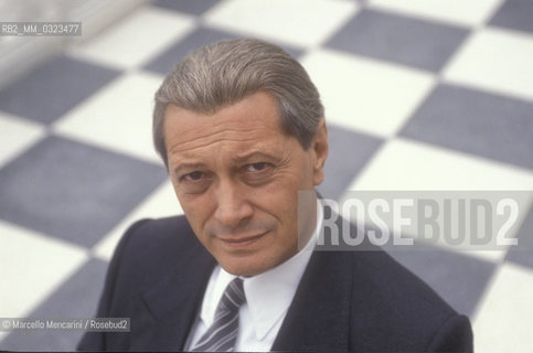 Italian actor Adalberto Maria Merli, 1989 / Lattore Adalberto Maria Merli, 1989 - ©Marcello Mencarini/Rosebud2